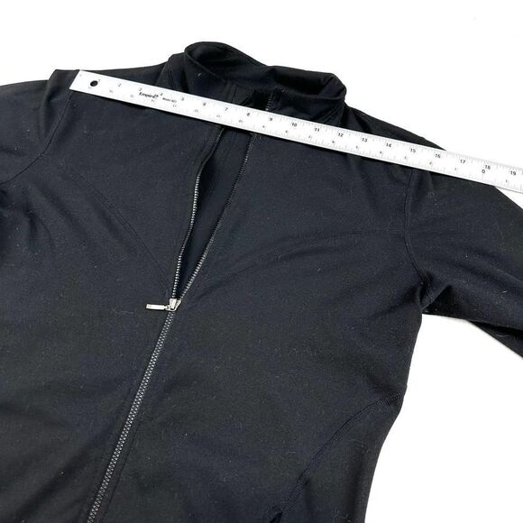 Prana Jet Black Full Zip Lightweight Athleisure Jacket Women’s L‎ - Picture 5 of 10